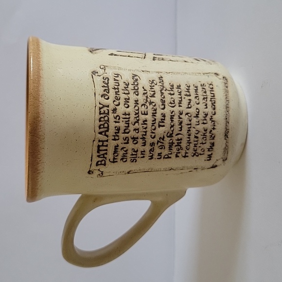 BATH ABBEY Coffee Tea Mug Fosters Pottery Made UK Historic Stoneware - Picture 3 of 12